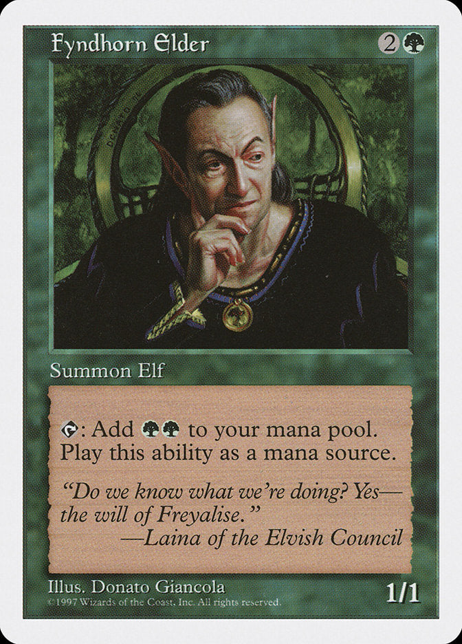 Fyndhorn Elder [Fifth Edition] | Local Legends
