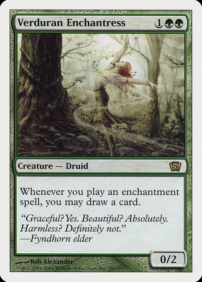 Verduran Enchantress [Eighth Edition] | Local Legends