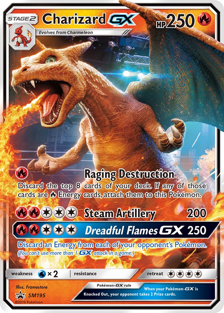 Charizard GX (SM195) [Sun & Moon: Black Star Promos] | Golgari Games