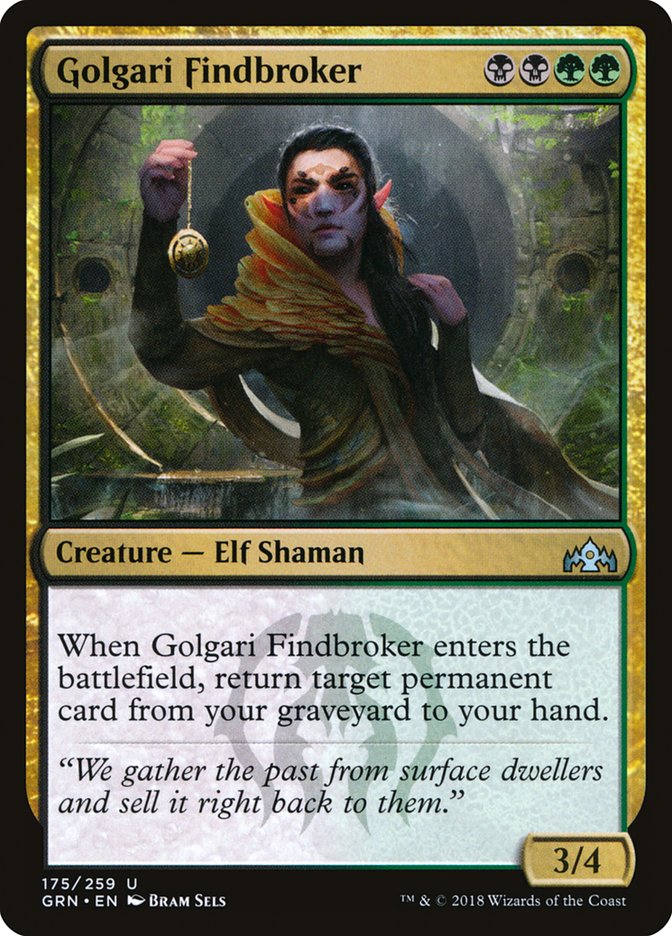 Golgari Findbroker [Guilds of Ravnica] | Local Legends