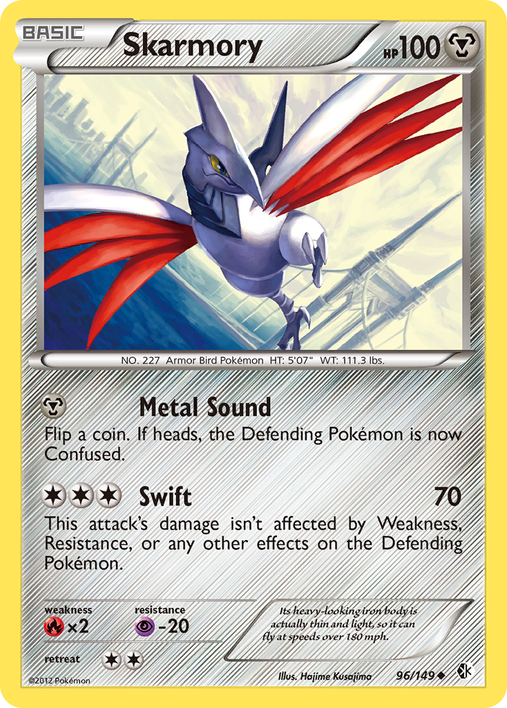 Skarmory (96/149) [Black & White: Boundaries Crossed] | Local Legends