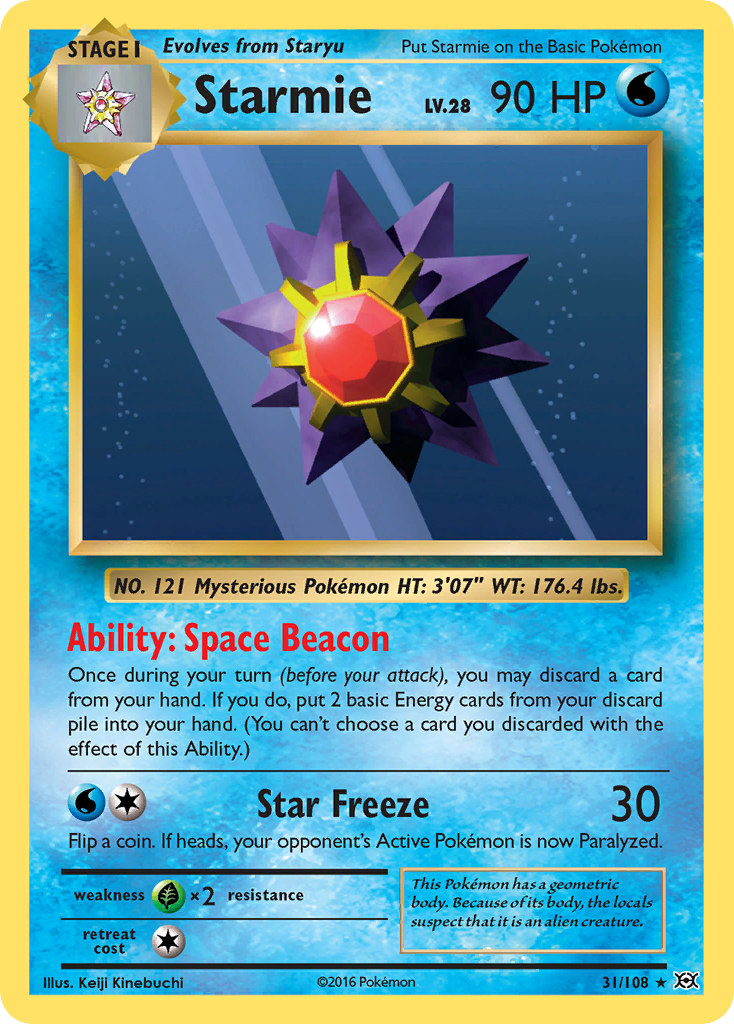 Starmie (31/108) [XY: Evolutions] | Golgari Games