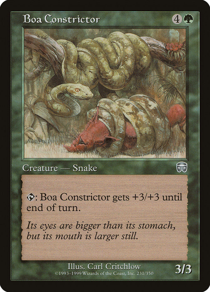 Boa Constrictor [Mercadian Masques] | Golgari Games