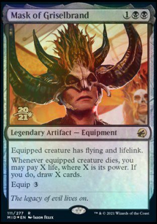 Mask of Griselbrand [Innistrad: Midnight Hunt Prerelease Promos] | Local Legends