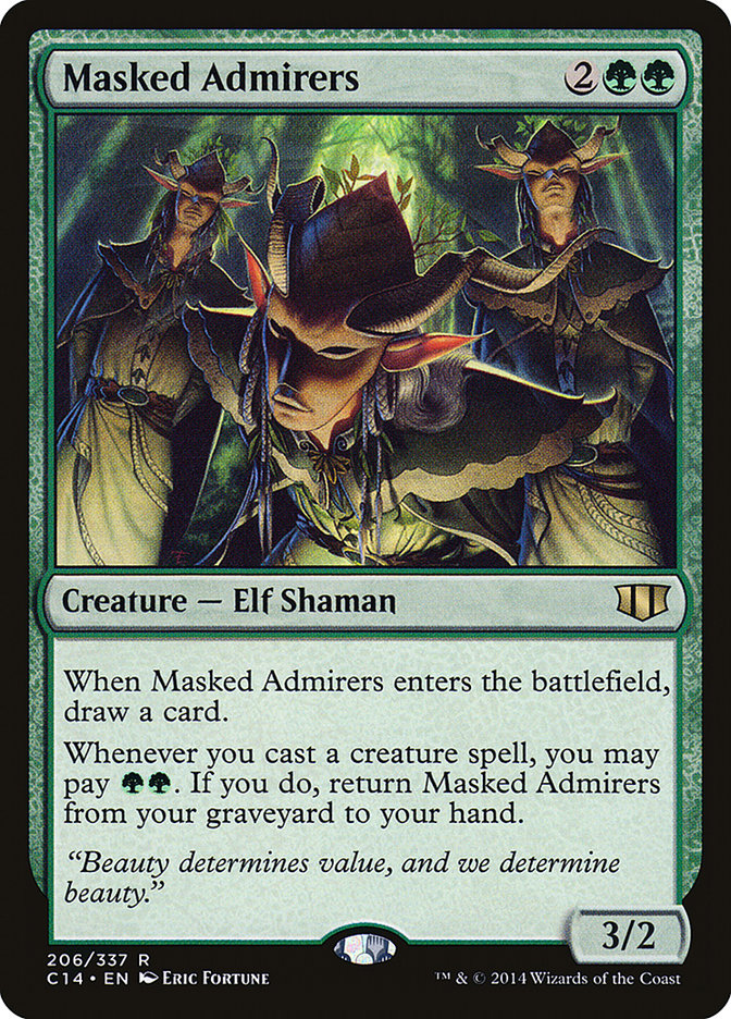 Masked Admirers [Commander 2014] | Golgari Games