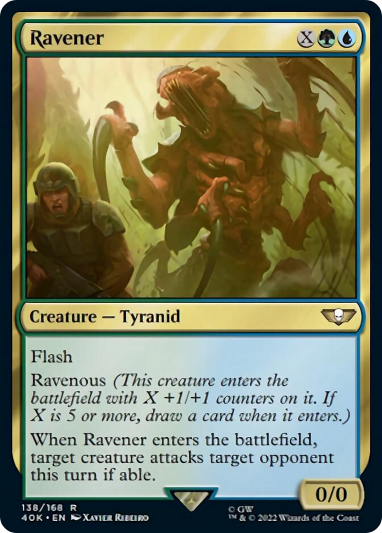 Ravener (Surge Foil) [Universes Beyond: Warhammer 40,000] | Local Legends