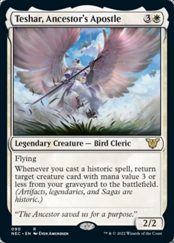 Teshar, Ancestor's Apostle [Kamigawa: Neon Dynasty Commander] | Local Legends