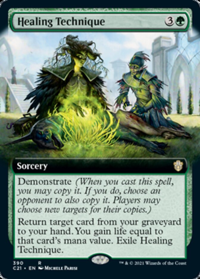 Healing Technique (Extended Art) [Commander 2021] | Local Legends