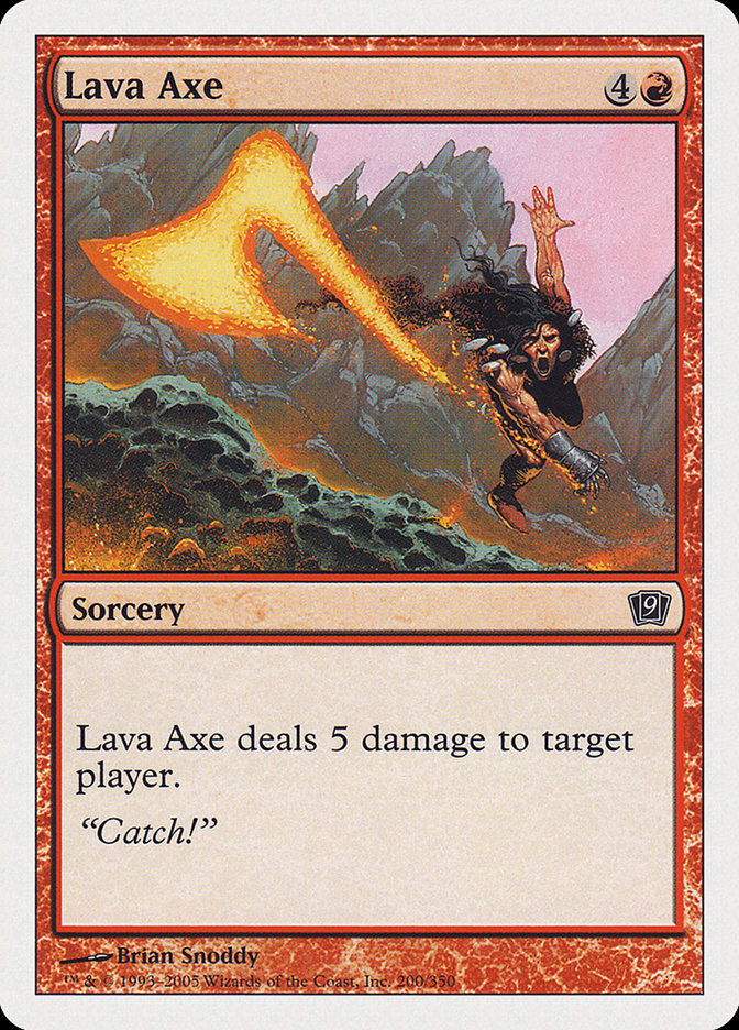 Lava Axe [Ninth Edition] | Local Legends