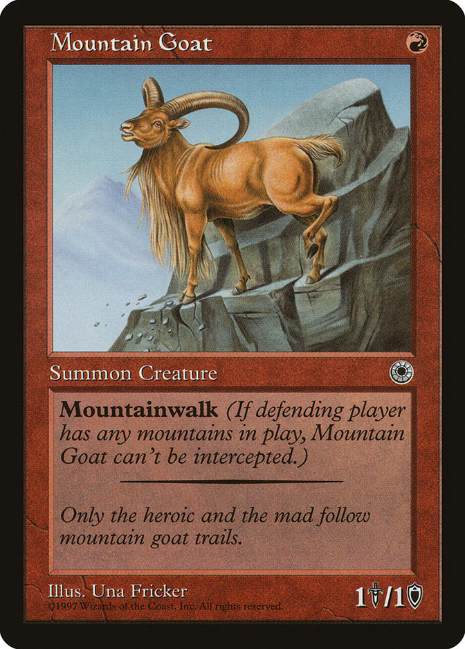 Mountain Goat [Portal] | Golgari Games