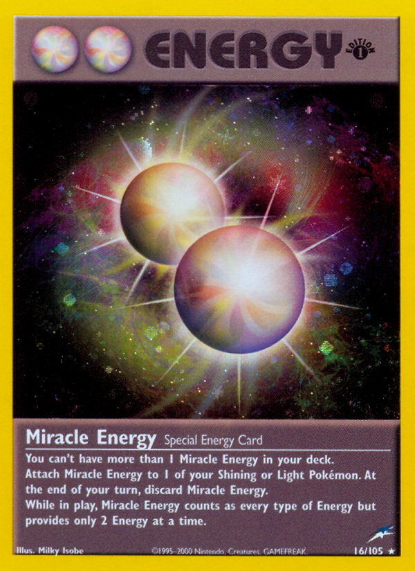 Miracle Energy (16/105) [Neo Destiny 1st Edition] | Golgari Games