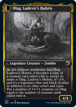 Ludevic, Necrogenius // Olag, Ludevic's Hubris [Innistrad: Double Feature] | Local Legends