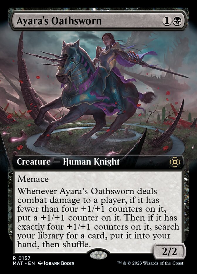 Ayara's Oathsworn (Extended Art) [March of the Machine: The Aftermath] | Golgari Games