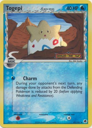 Togepi (41/101) (Delta Species) (Stamped) [EX: Dragon Frontiers] | Golgari Games