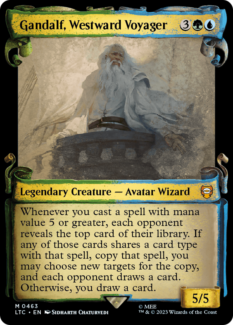 Gandalf, Westward Voyager [The Lord of the Rings: Tales of Middle-Earth Commander Showcase Scrolls] | Local Legends