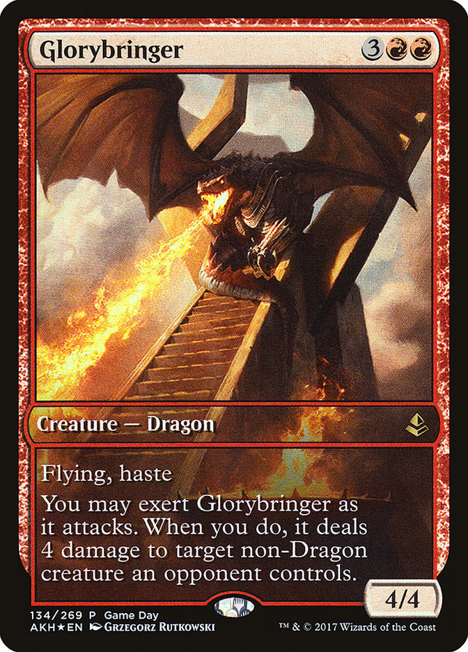 Glorybringer (Game Day) [Amonkhet Promos] | Local Legends