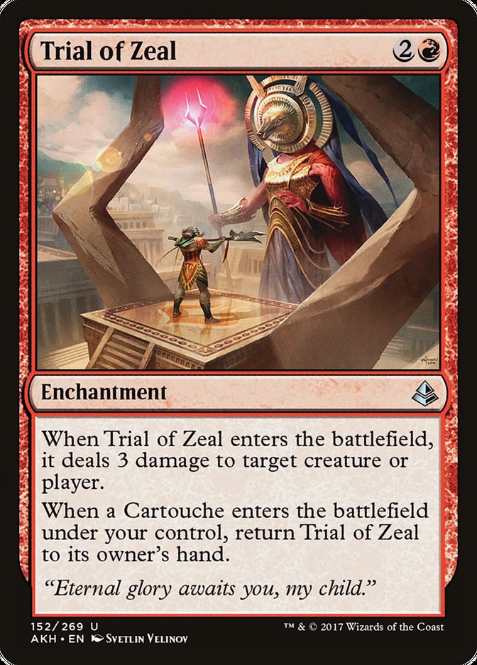 Trial of Zeal [Amonkhet] | Golgari Games