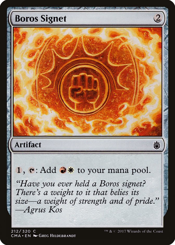 Boros Signet [Commander Anthology] | Golgari Games