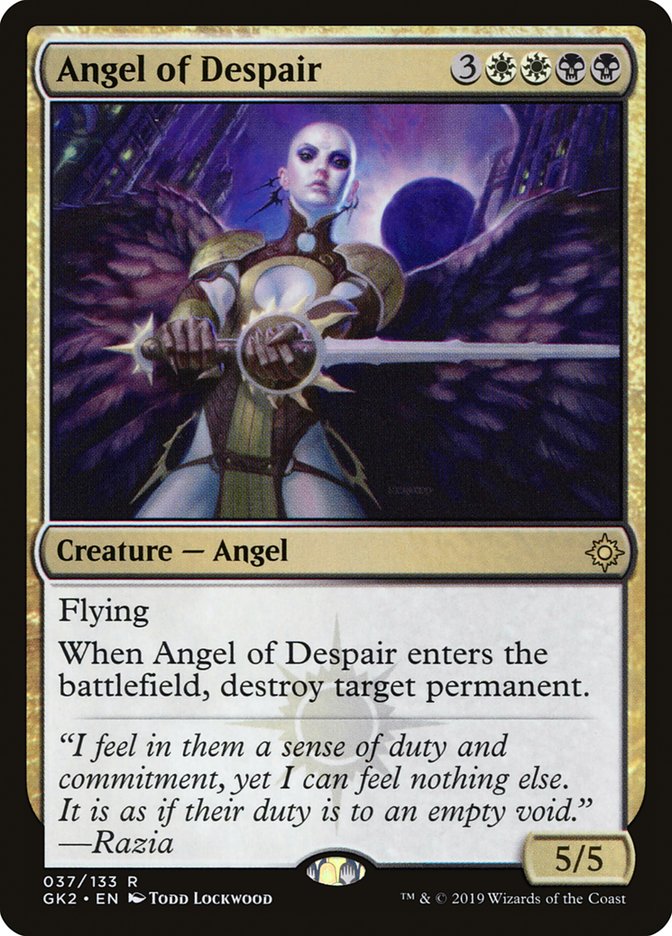 Angel of Despair [Ravnica Allegiance Guild Kit] | Golgari Games