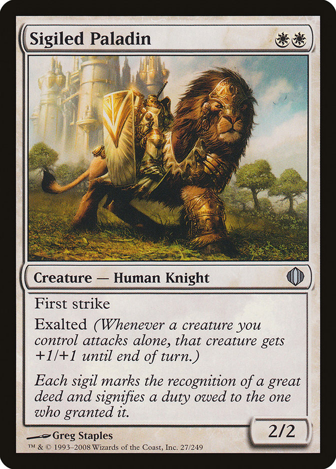 Sigiled Paladin [Shards of Alara] | Local Legends