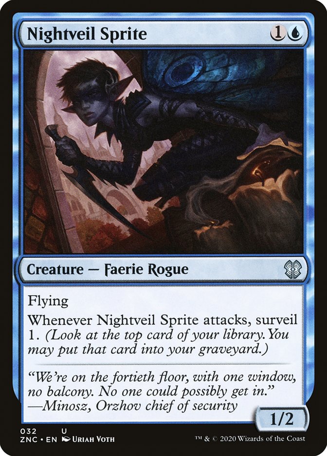 Nightveil Sprite [Zendikar Rising Commander] | Local Legends