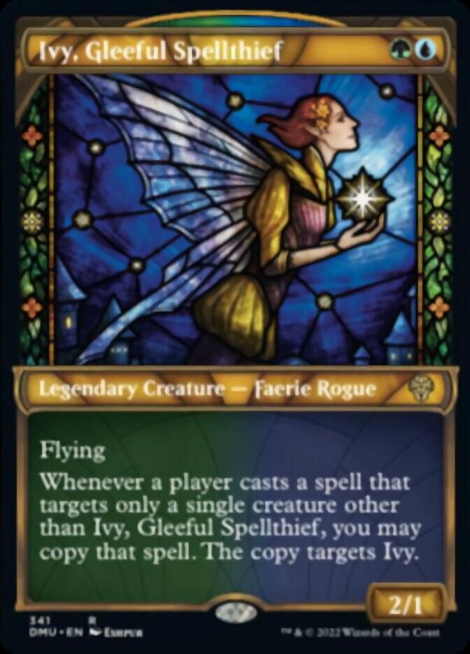 Ivy, Gleeful Spellthief (Showcase Textured) [Dominaria United] | Local Legends