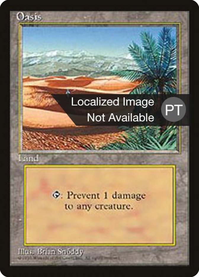 Oasis [Fourth Edition (Foreign Black Border)] | Golgari Games