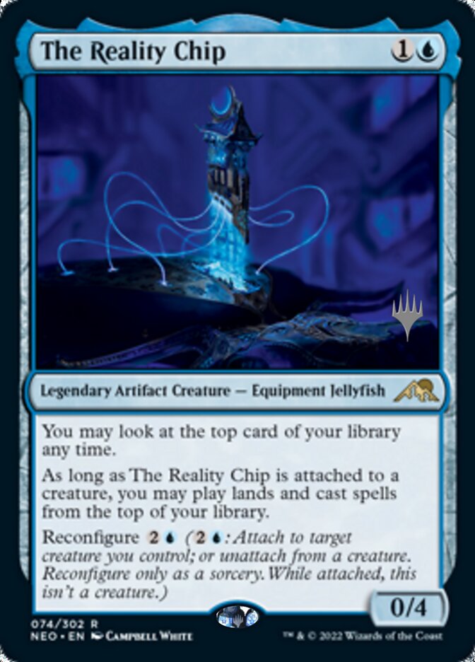 The Reality Chip (Promo Pack) [Kamigawa: Neon Dynasty Promos] | Golgari Games