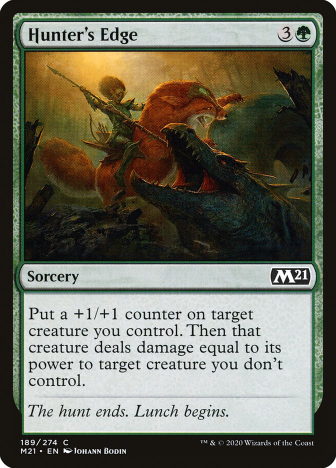 Hunter's Edge [Core Set 2021] | Local Legends