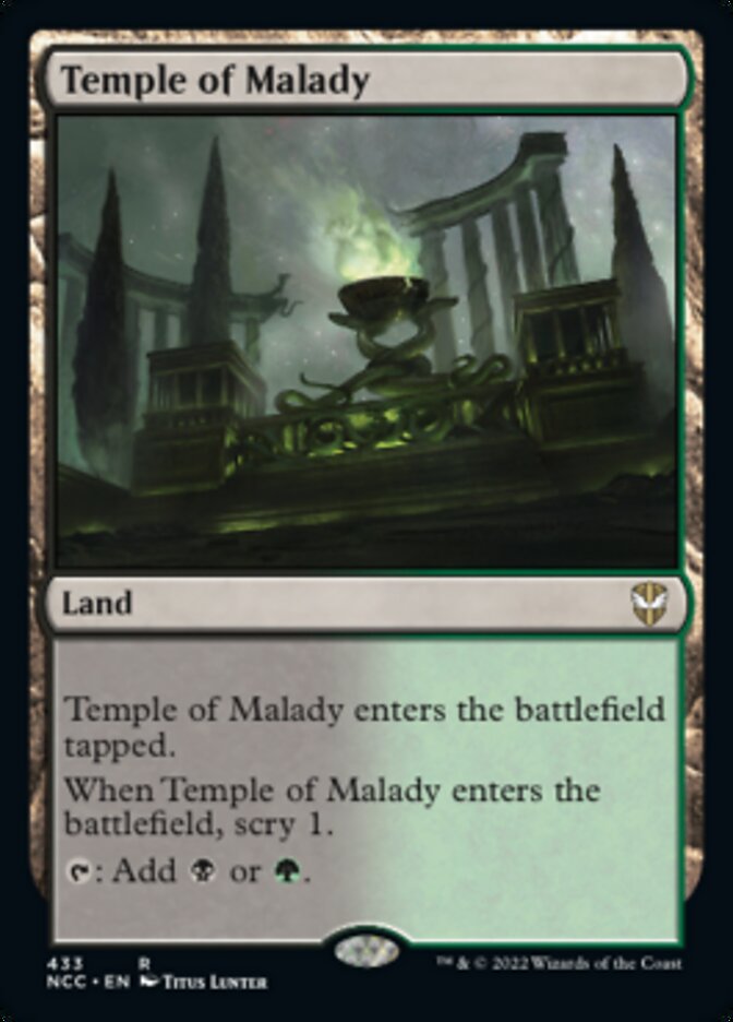 Temple of Malady [Streets of New Capenna Commander] | Local Legends