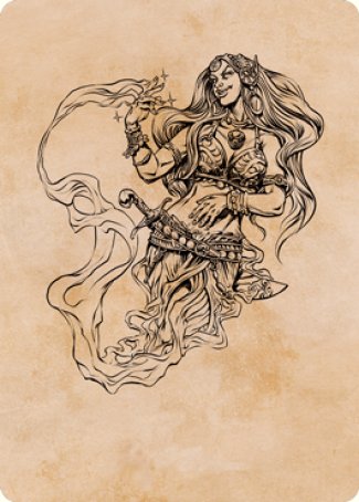 Djinni Windseer (Showcase) Art Card [Dungeons & Dragons: Adventures in the Forgotten Realms Art Series] | Local Legends