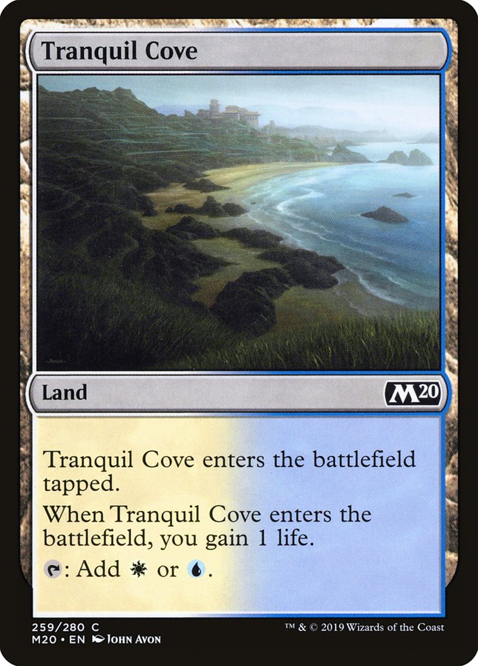 Tranquil Cove [Core Set 2020] | Golgari Games