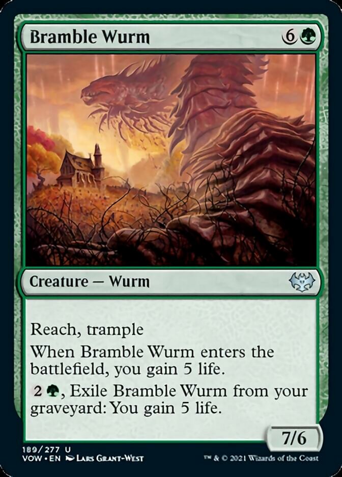 Bramble Wurm [Innistrad: Crimson Vow] | Golgari Games