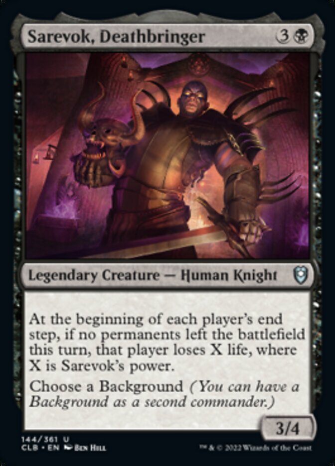 Sarevok, Deathbringer [Commander Legends: Battle for Baldur's Gate] | Local Legends