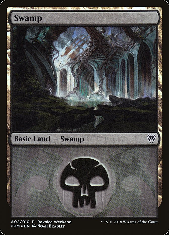 Swamp (A02) [Ravnica Allegiance Ravnica Weekend] | Golgari Games