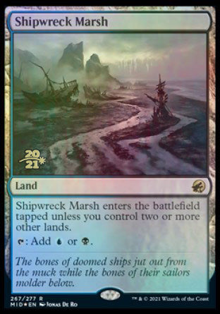 Shipwreck Marsh [Innistrad: Midnight Hunt Prerelease Promos] | Local Legends