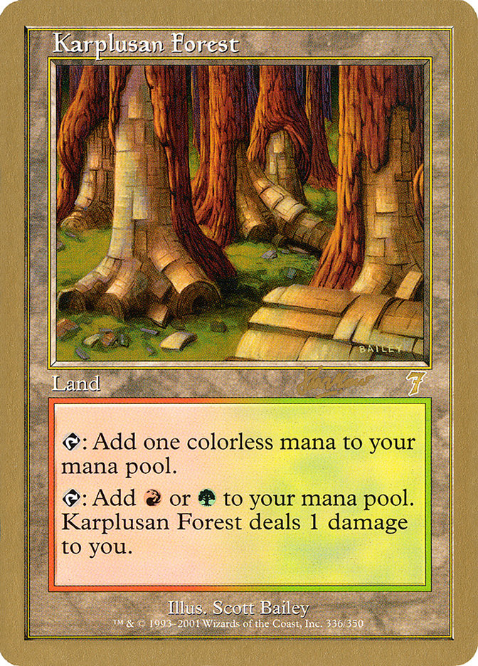 Karplusan Forest (Sim Han How) [World Championship Decks 2002] | Golgari Games