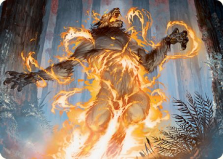 Burn the Accursed Art Card [Innistrad: Midnight Hunt Art Series] | Golgari Games