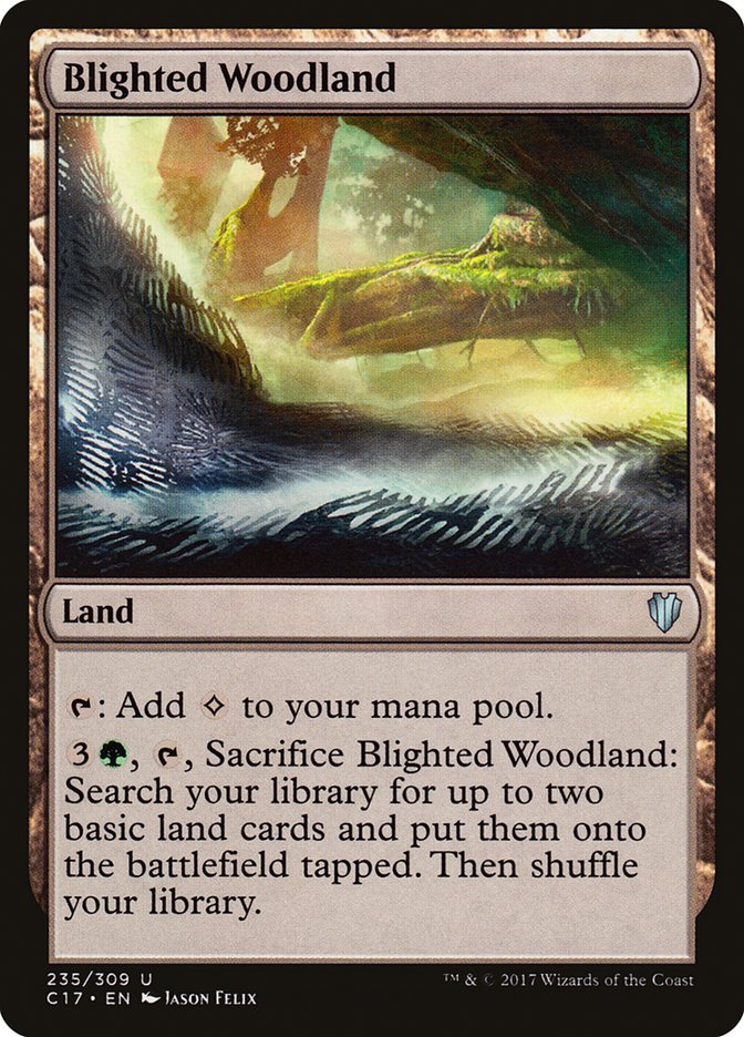 Blighted Woodland [Commander 2017] | Golgari Games