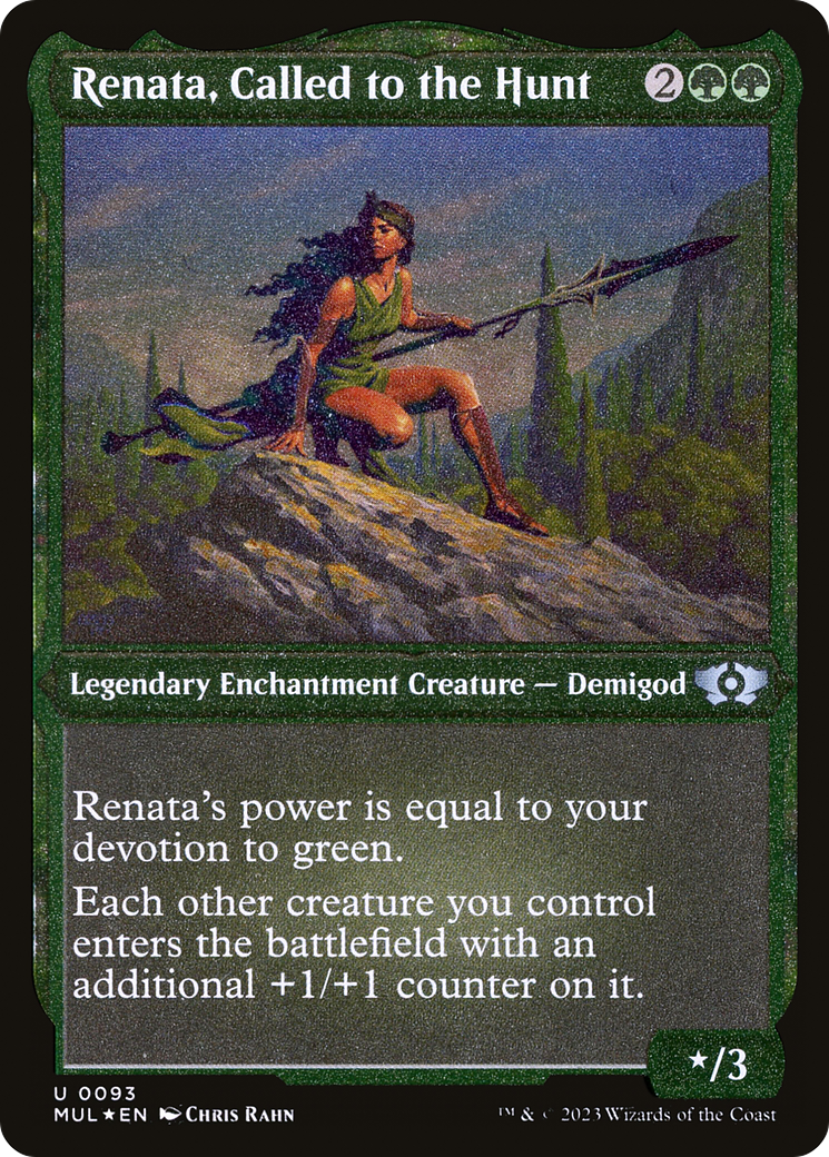 Renata, Called to the Hunt (Foil Etched) [Multiverse Legends] | Golgari Games