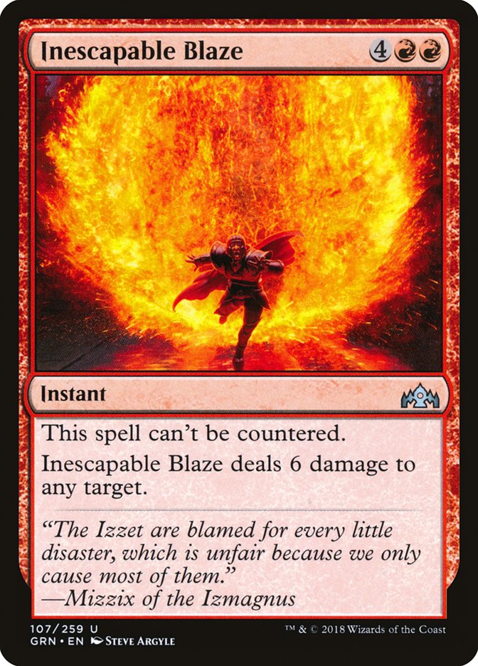 Inescapable Blaze [Guilds of Ravnica] | Local Legends
