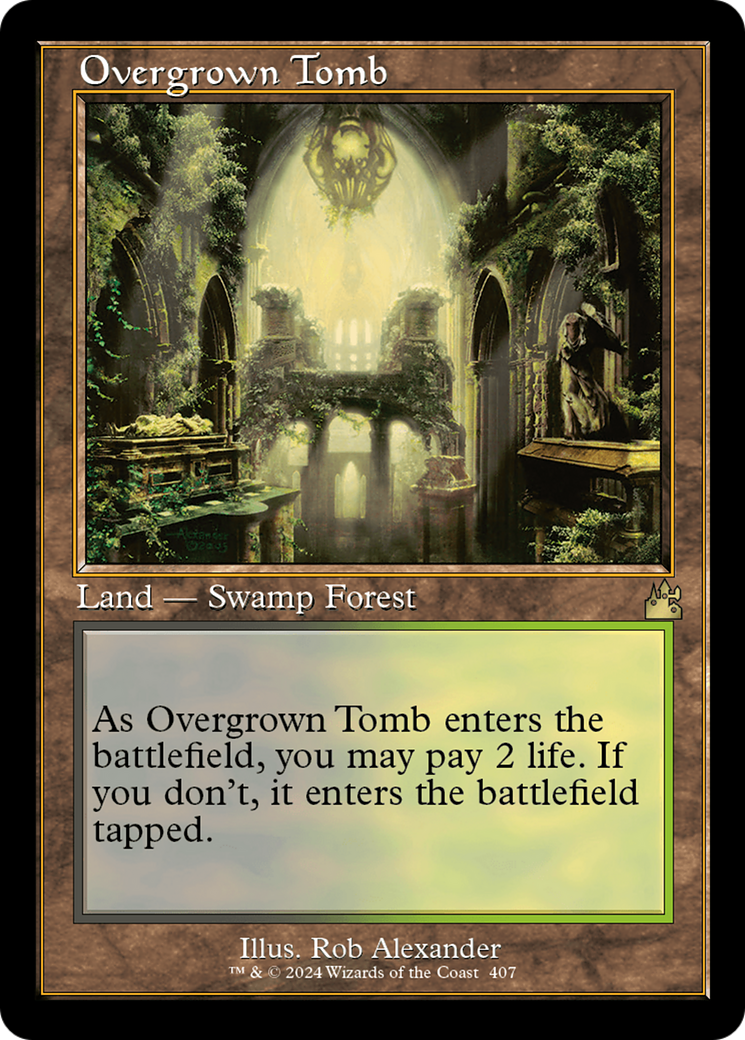 Overgrown Tomb (Retro) [Ravnica Remastered] | Golgari Games