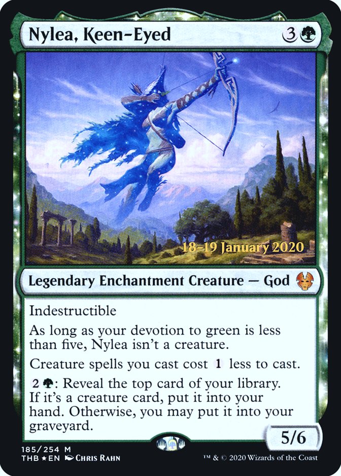 Nylea, Keen-Eyed [Theros Beyond Death Prerelease Promos] | Local Legends