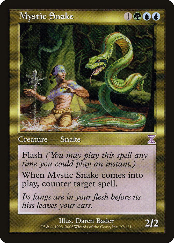 Mystic Snake [Time Spiral Timeshifted] | Golgari Games