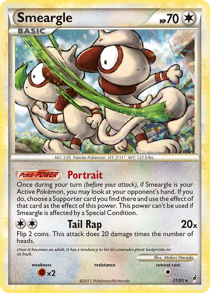 Smeargle (21/95) [HeartGold & SoulSilver: Call of Legends] | Golgari Games