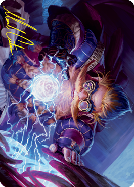 Storm-Kiln Artist Art Card (Gold-Stamped Signature) [Strixhaven: School of Mages Art Series] | Local Legends