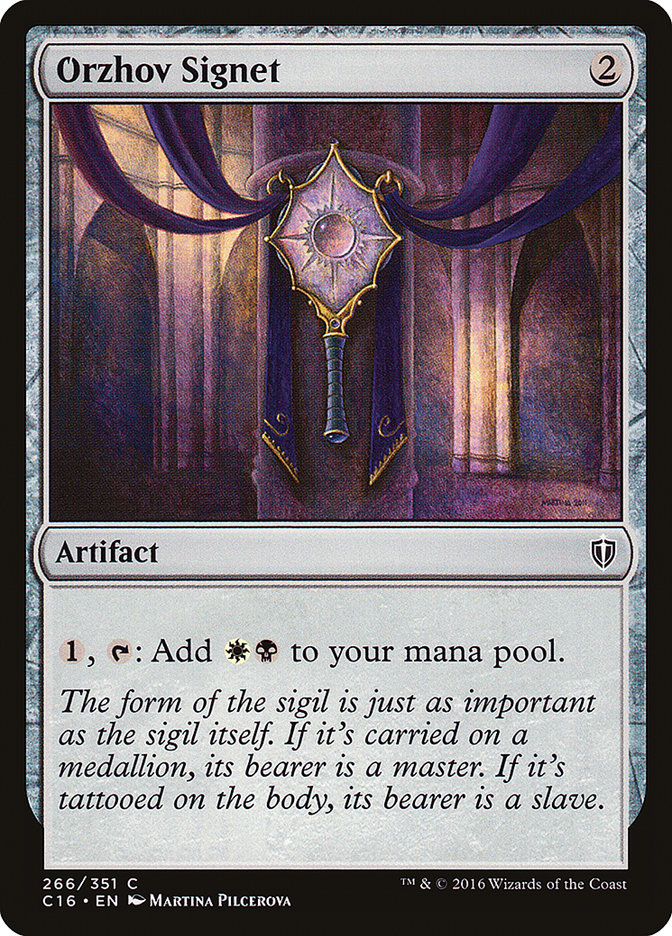 Orzhov Signet [Commander 2016] | Local Legends