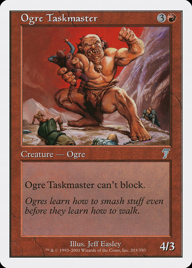 Ogre Taskmaster [Seventh Edition] | Golgari Games