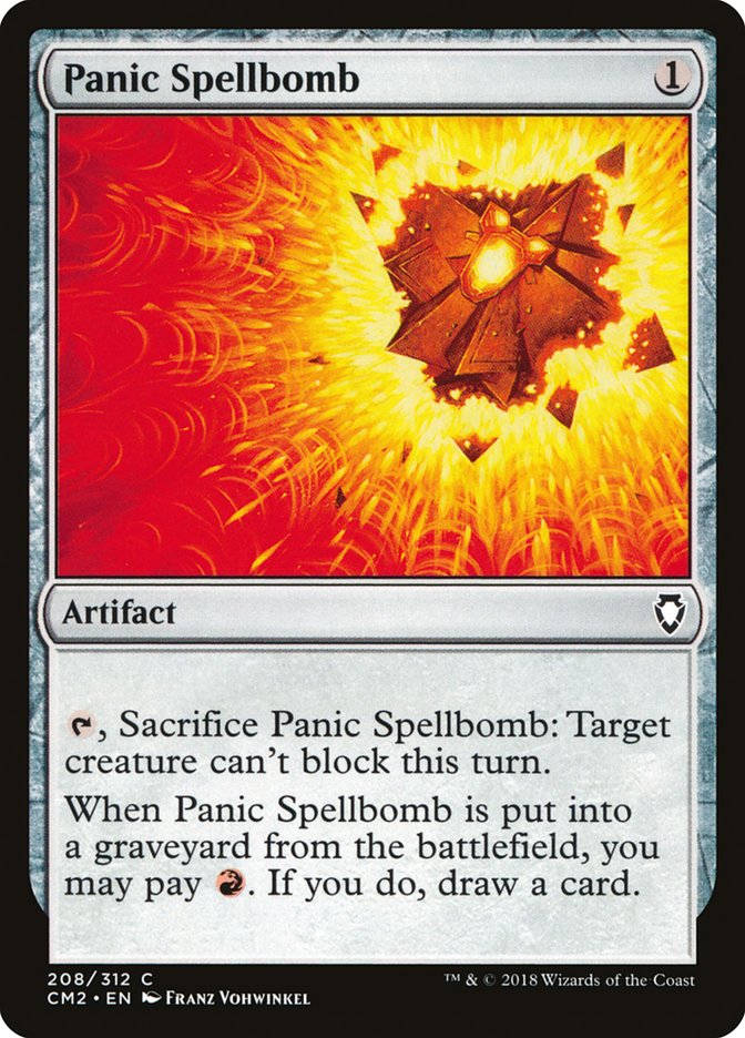 Panic Spellbomb [Commander Anthology Volume II] | Golgari Games