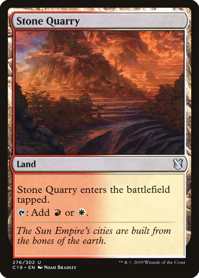 Stone Quarry [Commander 2019] | Golgari Games